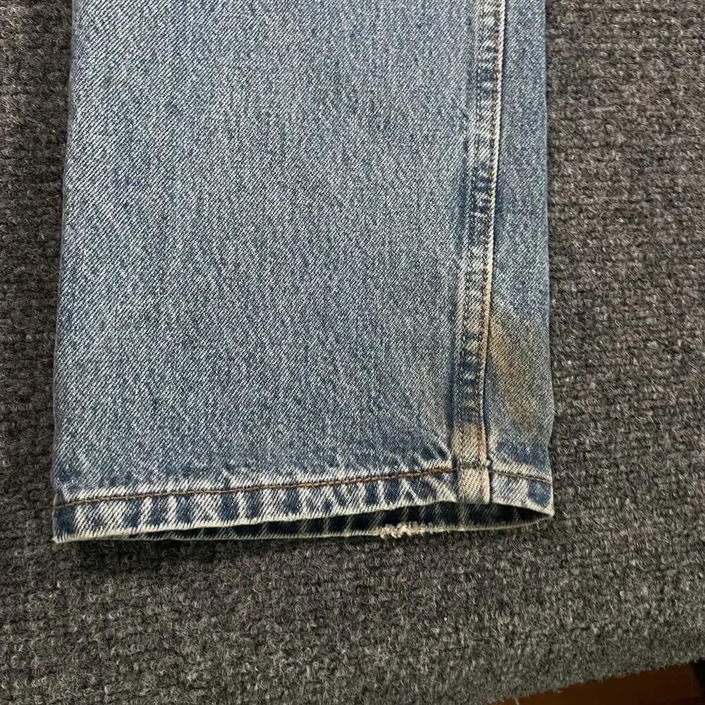 VTG Levis 501 Jeans Men 32x33 (30x32) Denim Button Fly USA 90s 553 0193